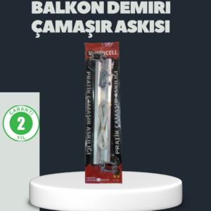 Balkon Demiri Çamaşır Askısı Kare Demirlere Uygun Dayanıklı Tasarım