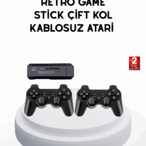 Taşınabilir Kablosuz Oyun Konsolu 2.4G TV Destekli Kompakt Gövde