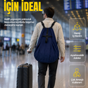 Çok Amaçlı Katlanabilir Taşıma Çantası Geniş Hacimli Günlük Kullanım Çantası