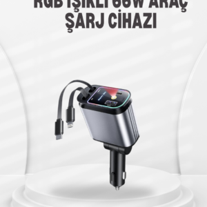 Ford, Opel, Volvo, Skoda Araçlar için 66W Çoklu Hızlı Şarj Cihazı
