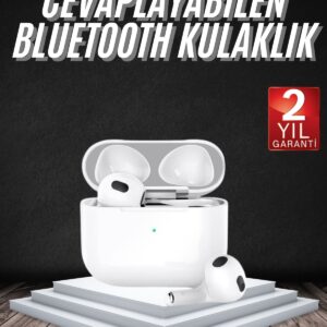 Bluetooth Kulaklık 3. Nesil Ios Android Uyumlu Yeni Nesil Wireless Charge