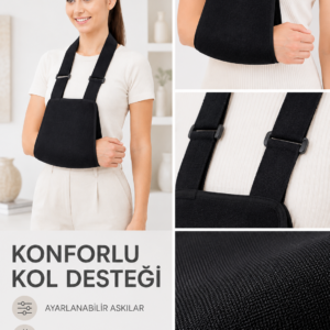Pratik Kol Askısı Ayarlanabilir Kol Destekleyici Omuz ve Kol Askısı