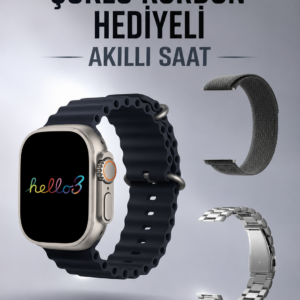 Akıllı Saat Yeni Nesil Bluetooth Bağlantılı Uyku Sağlık Takibi GPS Ve NFC Uyumlu