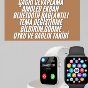 1.83 İnç Akıllı Saat Android ve İOS Uyumlu Çağrı Cevaplayabilen Adımsayar GPS Takibi