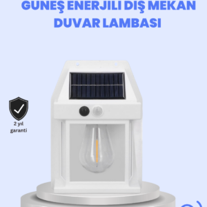 IP65 Su Geçirmez Güneş Paneli Dış Mekan Lamba