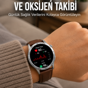 Kalp Atış Hızı ve Oksijen Takibi Sunan Akıllı Saat