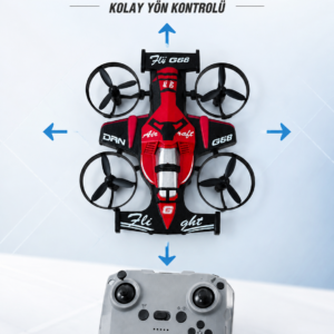 Uzaktan Kumandalı Araba Drone 3 Hız Kademeli 360° Dönüş ve Headless Mode Özellikli