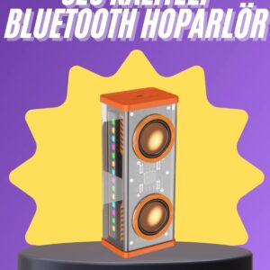 Yüksek Ses Kaliteli Kablosuz 5.0 Bluetooth Hoparlör RGB Işıklı
