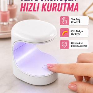Mini Tırnak Kurutucu – Hızlı Kurutma İçin UVLED Işık Teknolojisi Yeni Nesil