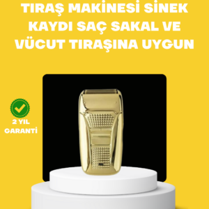 Profesyonel Kuru Kullanım Sakal Tıraş Makinesi Çift Başlıklı