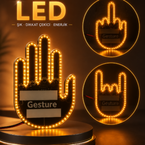 PARMAK LED AMBER RENKLİ IŞIK