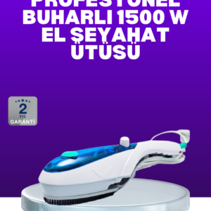 Kompakt Seyahat Tipi Buharlı Ütü Pratik Kırışıklık Açıcı