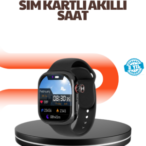 Telefon Bağımsız SIM Kartlı Akıllı Saat Nabız Ölçerli