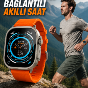Akıllı Saat Uyku ve Spor Takibi Yeni Nesil Bluetooth Bağlantılı Amoled Ekran