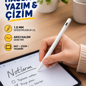 Eğim Sensörlü Dijital Kalem – Yüksek Hassasiyetli 1,0 mm Uç, Uzun Pil Ömrü Yeni Nesil