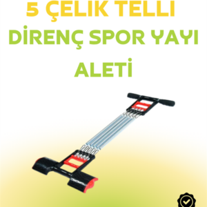 Paslanmaz Çelik Yaylı Çoklu Dirençli Kol ve Gövde Egzersiz Aleti