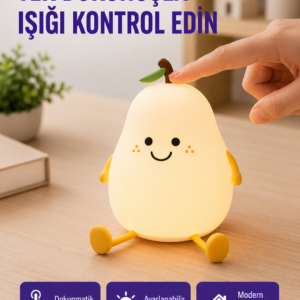 Dekoratif Armut LED Lamba Renk Ayarlı Şarj Edilebilir