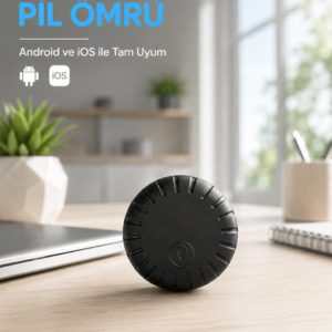 Mini GPS Takip Cihazı Android iOS Destekli Çanta Cüzdan Araç ve Valiz Konum Bulucu