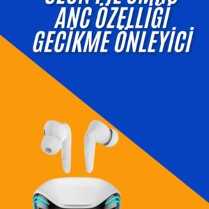 Oyuncu Kulaklığı Mikrofonlu Gürültü Engelleme Gecikme Önleyici Bluetooth Kulaklık