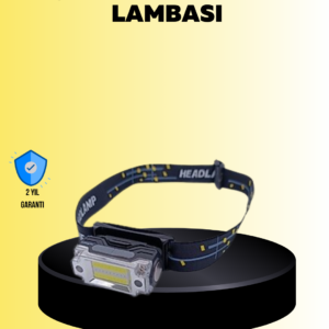Kafa Lambası Led Fener Pratik Taşınabilir Ayarlanabilir USB Şarjlı