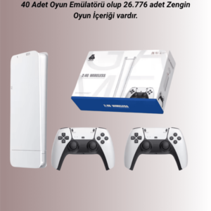 M15 Retro Konsol – 20.000 Oyunlu, Çift Gamepadli, 4K HDMI