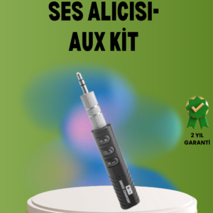 Hızlı Şarjlı Bluetooth Ses Alıcısı – Ev, Araç ve Ofis İçin