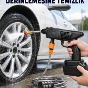 Taşınabilir Akülü Araba Yıkama Makinesi 1.7 MPa Basınçlı ve Ergonomik Tasarımlı
