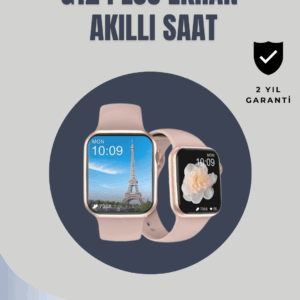 Su Geçirmez Akıllı Saat – 300 mAh Batarya, Sesli Arama, Uyku & Adım Takibi