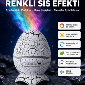 Yıldız Gökyüzü Efektli Çok Modlu Gece Işığı