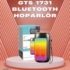 Taşınabilir GTS 1731 Bluetooth Hoparlör – USB/TF Kart Girişli, FM Radyolu