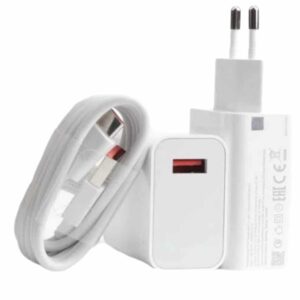 Beyaz Ultra Plus Hızlı Şarj Seti Şarj Adaptörü ve Kablosu 67W
