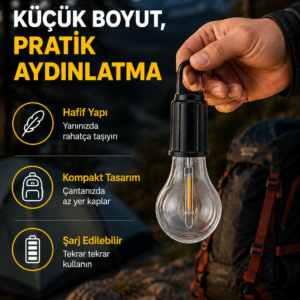 Su Geçirmez Dış Mekan LED Çadır Işığı