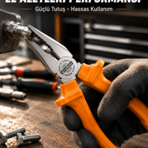 Ergonomik Saplı Hassas Kavrama Dövme Çelik Pense