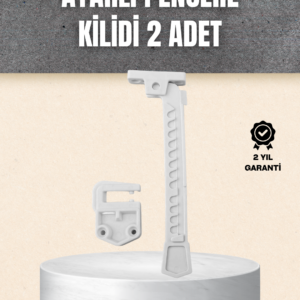 Kolay Montajlı Pencere Açılma Sınırlayıcı 2’li Set