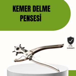 Deride Kemer Çanta Ayakkabı Delme Pensesi 6 Uçlu Döner Başlıklı Tamir Aleti