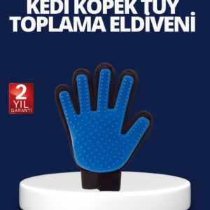 Evcil Hayvan Tüy Toplama ve Masaj Eldiveni – Köpek ve Kedi Tüy Dökülme Önleyici Bakım Eldiveni