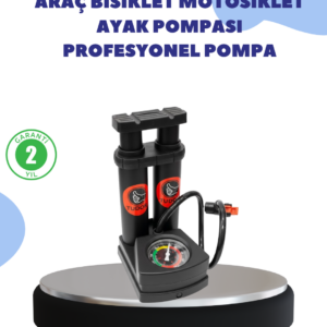 Çok Amaçlı Ayaklı Lastik Pompası Yüksek Hassasiyetli