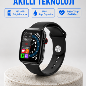 Yüksek Çözünürlüklü 1.9" Akıllı Saat – 5-6 Gün Aktif Kullanım, Şık ve Modern Tasarım