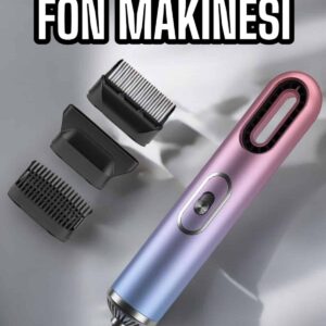 Profesyonel Saç Kurutma Makinesi Fön Makinesi 3 Başlıklı Üflemeli