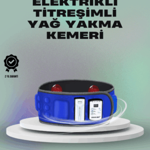 Zayıflama ve Masaj İçin Mıknatıslı Elektrikli Titreşim Kemeri – 7.2W Güç