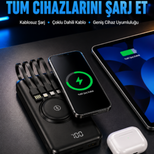 Akıllı Koruma Sistemli Powerbank – Hızlı, Güvenli ve Modern