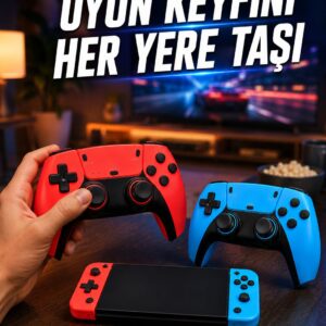Mini Oyun Konsolu Çift Kablosuz Kontrolcü HDMI Bağlantılı Oyun Cihazı