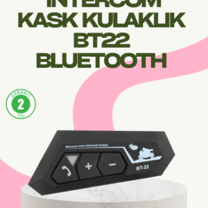 Bluetooth 5.0 EDR Kask Kulaklık Yüksek Ses Kalitesi ve Gürültü Önleme