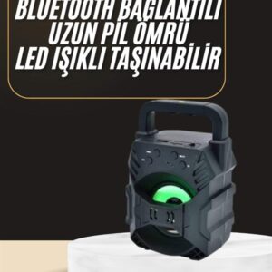 Bluetooth Hoparlör Android ve İOS Uyumlu Ses Bombası USB Girişli Taşınabilir