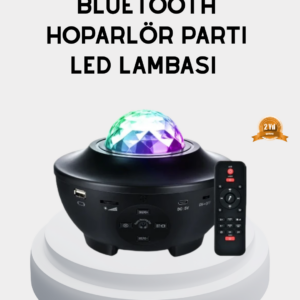 LED Yıldızlı Projektör Galaxy Modlu Renk ve Parlaklık Ayarlı Gece Lambası
