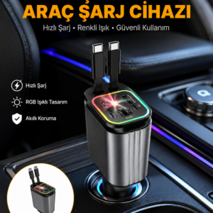Kia, Seat, Mazda, Mitsubishi Araçlar için Çok Fonksiyonlu Araç Şarj Adaptörü Yeni Nesil