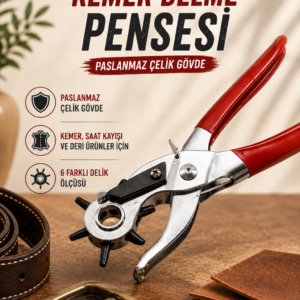 Kemer Delme Pensesi Paslanmaz Çelik Gövde