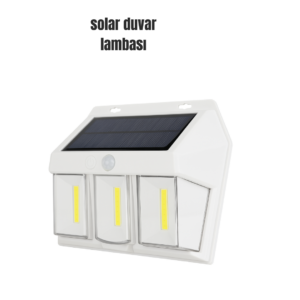 Suya Dayanıklı Solar Duvar Lambası – Akıllı Gece Sensörlü Işık
