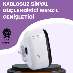 300 Mbps Kablosuz WiFi Menzil Genişletici – Repeater & AP Modu