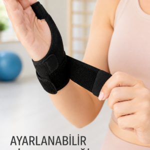 Başparmak Destekli El Bilek Ateli Metal Destekli Ayarlanabilir Bileklik De Quervain